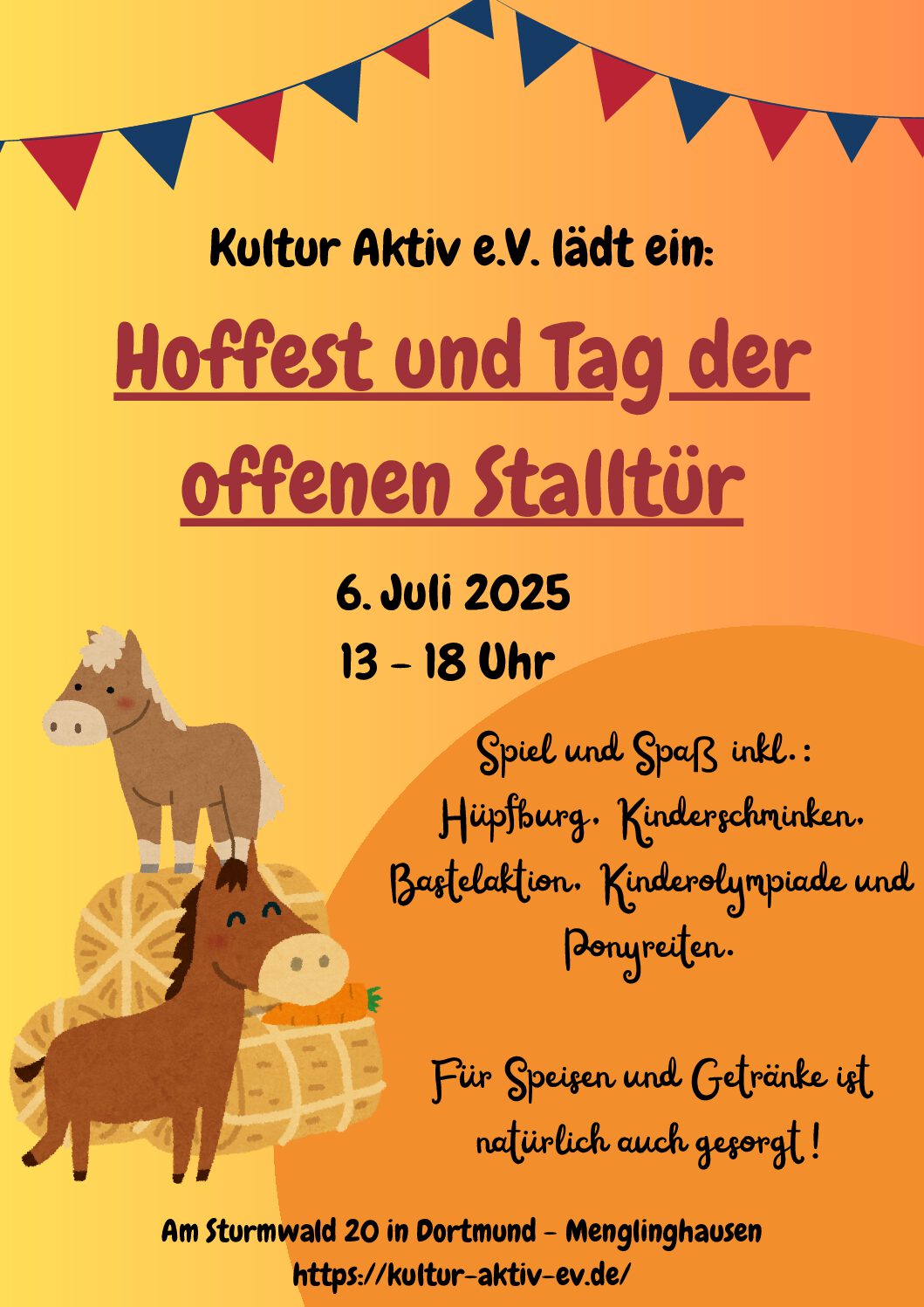 Mehr über den Artikel erfahren Hoffest und Tag der offenen Stalltür