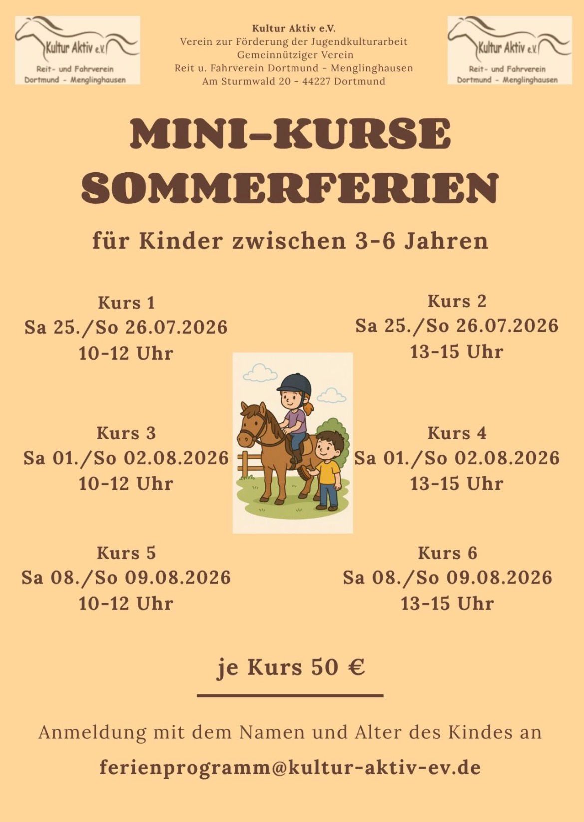 Mini Kurse im Frühjahr 2026